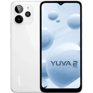 Lava Yuva 2 Pro (Glass White, 4GB RAM, 64GB Storage)| 2.3 Ghz Octa Core Helio G37| 13 MP A