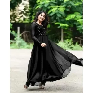 Bollywood Style Georgette Ethnic Gowns