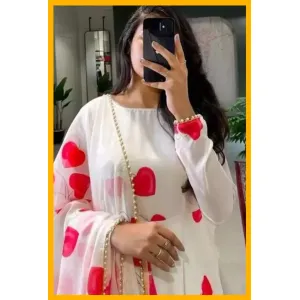Women Stylish Georgette A-Line Gown