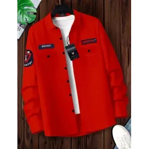 Stylish Cotton Double Pocket Shirts For Men Cargo Shirts