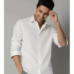 Classic Cotton Solid Casual Shirts for Men