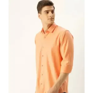 Men's Regular Fit Cotton Solid Casual Shirts