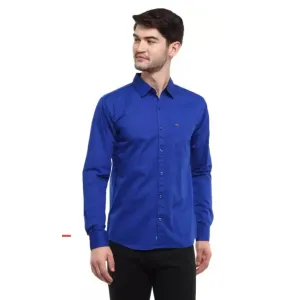 Men's Regular Fit Cotton Solid Casual Shirts