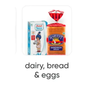 Dairy,bread & eggs