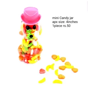 Mini cute Candy Jars ( 1 piece Rs.50) 