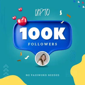 INSTA 100K ORGANIC FOLLOWERS