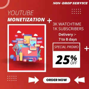 YOUTUBE MONETIZATION PACKAGE