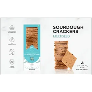 Multiseed Sourdough Crackers 