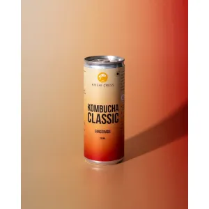 Gingerade Kombucha Can