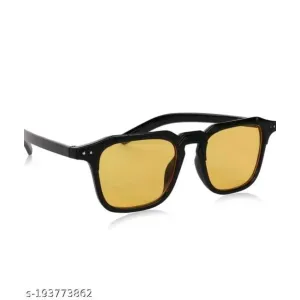Decent Look barlin Yellow Sunglasses Men and Women