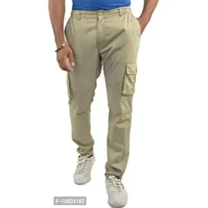 Stylish Fancy Cotton Regular Track Pants For Men
