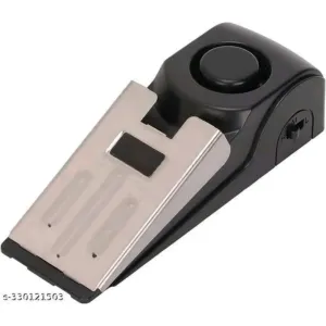 1PC Door Stop Alarm Battery Home Travel Apartment Door Stopper Seat Belt 120DB Siren Door 