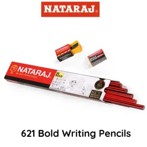 Nataraj 621 Bold Writing Pencils