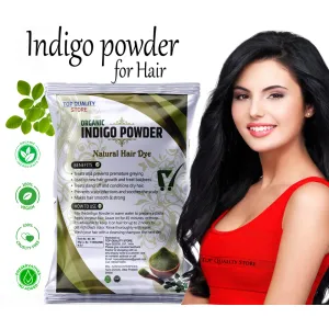 Top Quality Store 100% Natural Ayurveda Indigo Powder For Hair  (100 g)