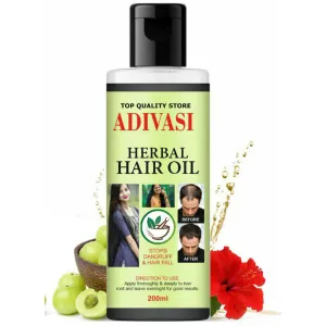 Adivasi Herbal Hair Oil Herbal Pure Adivasi Hair Growth And Hair Fall Control Oil