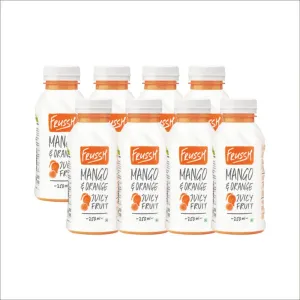FRUSSH Orange mango juice (250ml×8) pack of 8