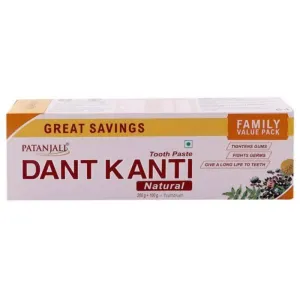 Patanjali dant Kanti family value pack 300g