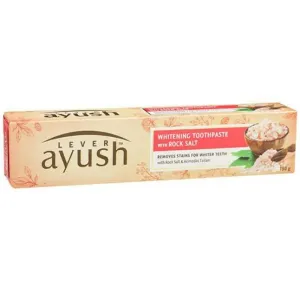 Lever Ayush whitening toothpaste with Rock salt 80 gram