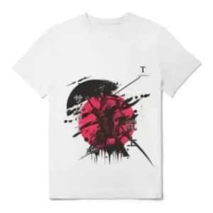 White jodha  design new t-shirt