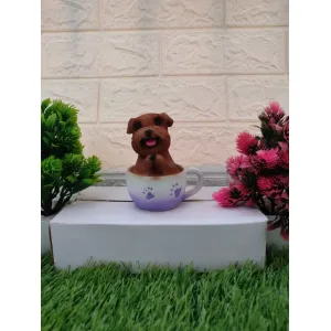 Dog in mug