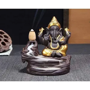 Ganesh Ji Smoke Fountain With 10pc Smoke Cons