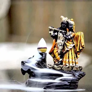 Radha Krishna Smoke Fountain With 10pc Smoke Cons
