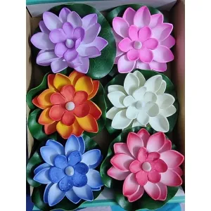 Lotus Flower Floting Candle(single pc)