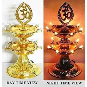 2 Layer Diya's With 14 Led Light