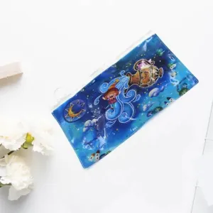 Blue Printed Pouch(5 pc)