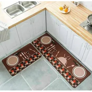 Kitchen Floor Mat (2pc set)