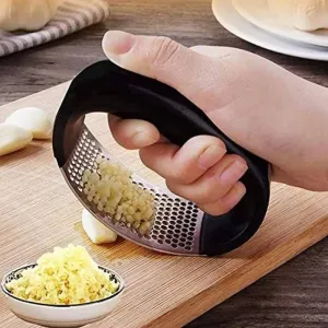 Round Garlic Press