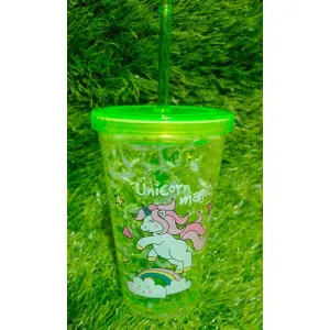 Unicorn 🦄 Gel Sipper With Straw Big Size