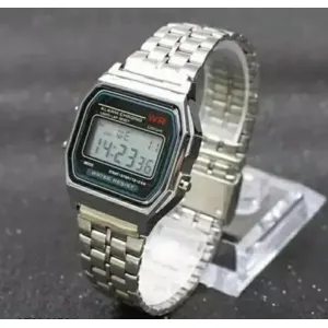 Men sliver strap watch