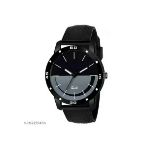 Men black colour analog watch