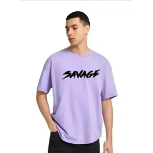 Men purple colour t-shirt