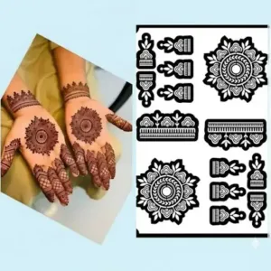 Mehandi Stencils 