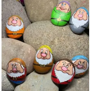 Santa pebble