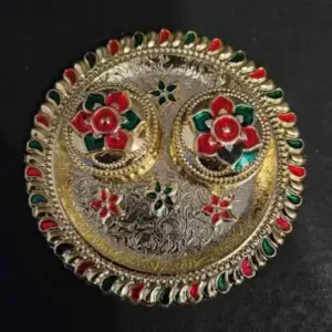 Kumkum set plate 