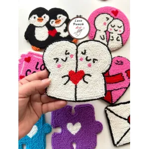 Cute couple coaster 