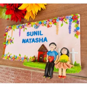 Couple name board 