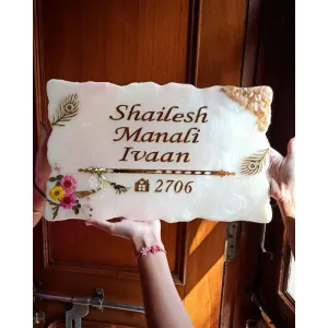 Resin name board 