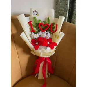 I Love U flower bouquet 