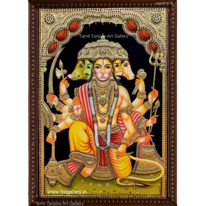 Hanuman Tanjore painting - 28 *22*2