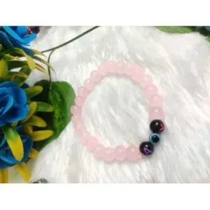 Letter evil eye beads bracelet 