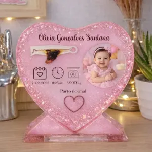 Baby memories heart keepsake 