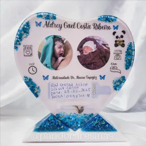Baby memories heart keepsake 