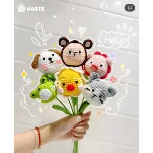 Animal cute bouquet - 1 piece 