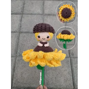 Sunflower turn into doll