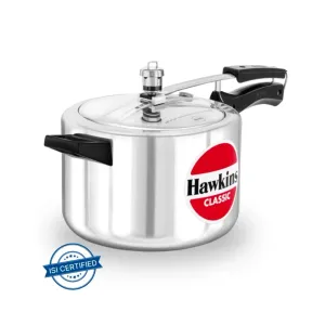 Hawkins Classic (CL50) 5 L Pressure Cooker (Aluminium)