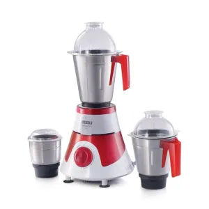 USHA

Mixer 750 W Mixer Grinder (Imprezza MG 3576 | 3 Jars | Red)